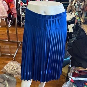 Chic Royal Blue A-Line Skirt